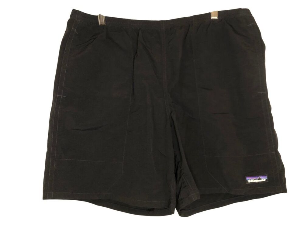 Patagonia Men's Baggies Black Shorts Sz M Mesh Lining Outdoor Athletic